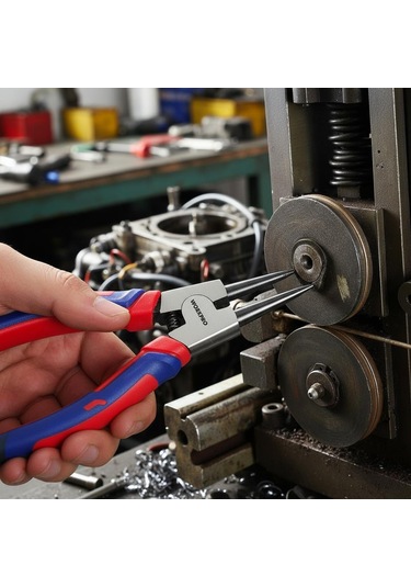 Workpro Wp231150 180mm Cr-v Düz Yaylı Profesyonel Dış Segman Pensesi