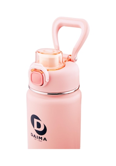 Daima Keep Go 750 Ml 12 Saat Sıcak 24 Saat Soğuk Pembe Termos Pembe
