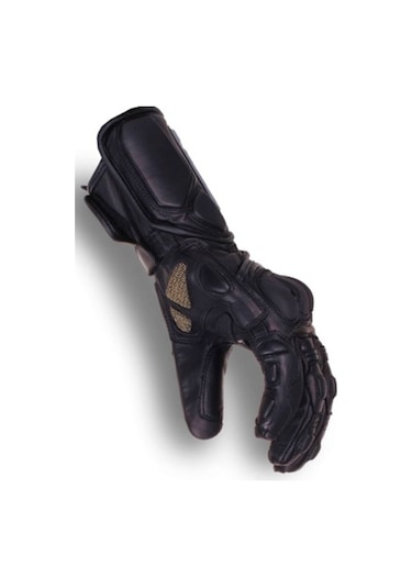 Venom D2 Uzun Motosiklet Eldiveni  Siyah