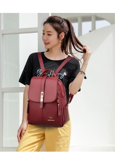 Dancemonkey Tek Siyah Sırt Sırt Omuz Moda Kapasiteli Kadın Kadın Işe Gidip Geliş Eğlence Çantası Çantası Çantası Büyük Basit Wz Siyah