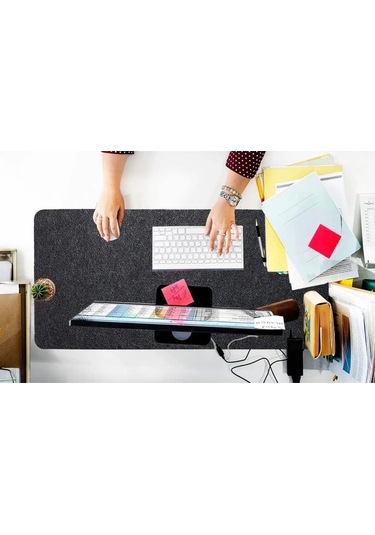 Çalışma Masası Düzenleyici Keçe Bilgisayar Mouse Pedi Mat 100x44 Cm A10