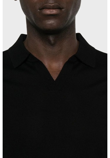 Emporio Armani Erkek Polo Yaka Kazak Em002479 Af19543 Uc001 Siyah Siyah