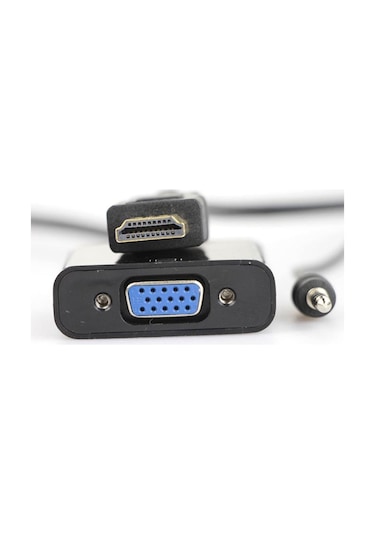 Wellhise Hdmı To Vga Adaptör Sesli