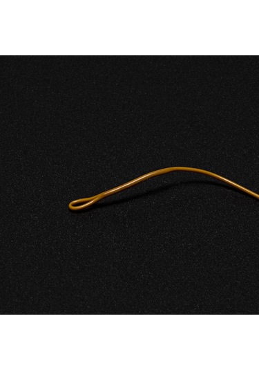 Reedark Karp Balıkçılığı İçin Dayanıklı Aramid Lider Tel 80lb/30kg , 1 Metre, Çiftlik Sarısı, Döndürücü İçeren, Kolay Montajlı