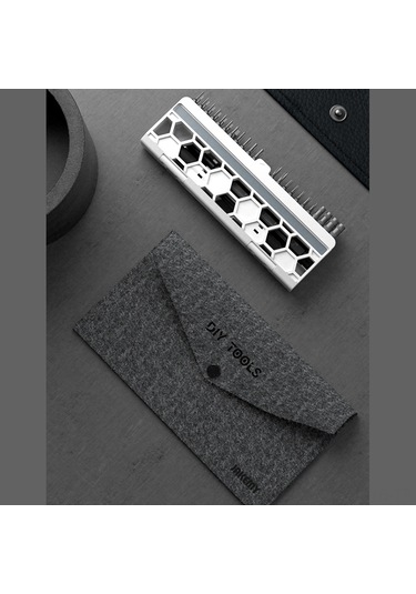 Symbee Jm-8184 Chromium Vanadium Çelik Tornavida Seti - 46 Parça Precision Tamir Aleti, Telefon Ve Cihaz Tamiri İçin, Yumuşak Çanta İle Diğer