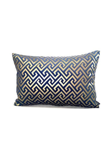 Mrs.Gugar Luxury Gece Mavisi Dikdörtgen Kırlent Kılıfı