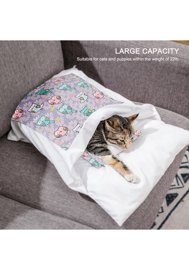 Mufunye Evcil Hayvan Kedi Köpek Uyku Yatağı Yıkanabilir Süper Sıcak C