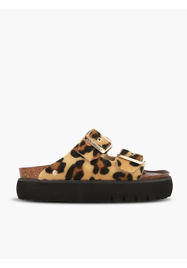 Terlik Kadın Diğer Honolulu G106336 Genuins Vegan Leopard Vegan Leopard Çok Renkli