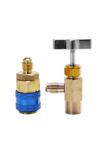 Youtek R134a Soğutucu Basınç Ölçer - Otomobil Klima Fluor Yükleme Aleti, Bakım Ve Servis Gereci