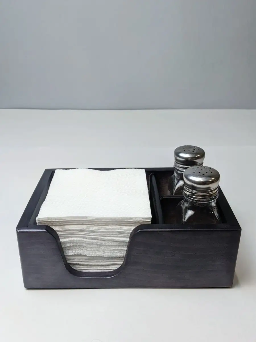 Masterskaa S Wood Ahşap Siyah Peçetelik 156264800 Siyah