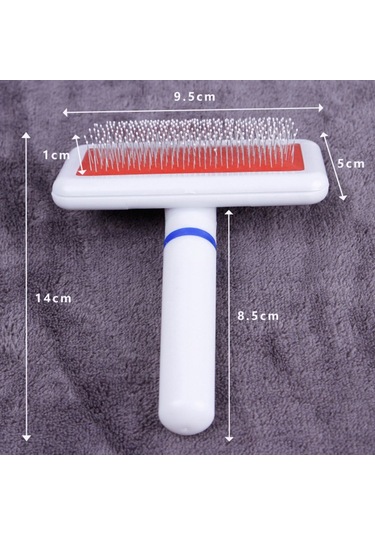 Köpek Fırçası Köpek Tarak Kedi Kazıyıcı Köpek Slicker Gilling Fırça Hızlı Temiz Bakım Aracı