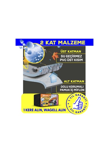 Seat İbiza Sport Coupe 2008 Ve Sonrası Dolu Ve Güneş Korumalı X900 Araba Brandası - Oto Çadır Örtü