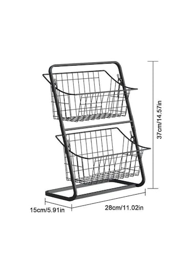 Tongxida Sebze Patates Soğan Aperatifler İçin Mutfak Depolama Tutucu Çok Gümüş L Gümüş L