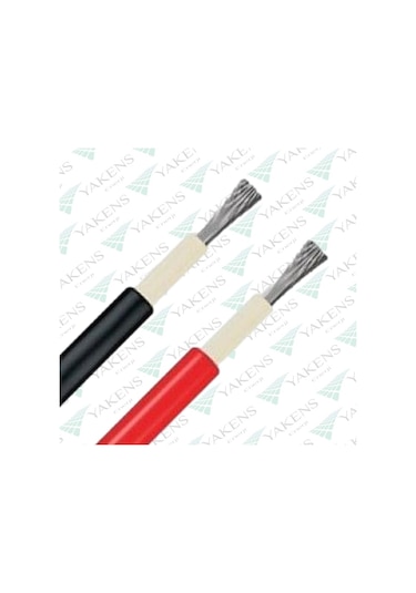 Solar Kablo 20m+20m 10mm Güneş Paneli Kablo Seti Siyah Kırmızı