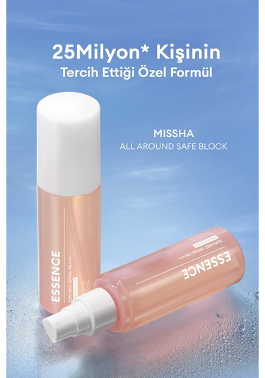 Saç Ve Vücut İçin Nemlendirici Güneş Koruyucu Mist All Around Safe Block Essence Sun Mist Spf50+