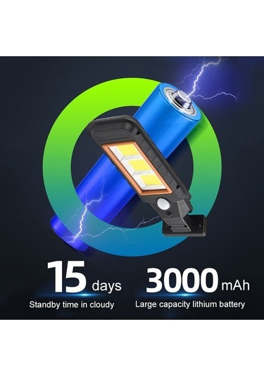 Pazly 60 Adet Led Solar Bahçe Duvar Lambası, Su Geçirmez, Yeşil Kenar, Cbtx Gövde, İndüksiyon, Sokak Ve Bahçe Aydınlatması