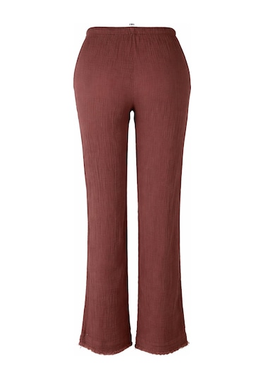 Trender Kanvas Kadın Pantolon 5504 Mürdüm
