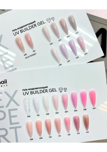 Runail Expert Protez Tırnak Jeli Uv Gel Nude Pembe Parıltı 15gr. 129