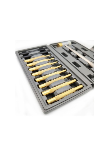 Yifomall 15 Parça Çelik Ve Pirinç Zımba Seti - Saat & Takı Tamiri İçin Çift Taraflı Çekiçli Profesyonel Takım