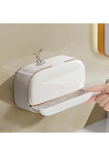 Büro Ev Ofis Düzeni İçin Duvar Tipi Kapaklı Drenaj Bölmeli Sabunluk Diğer