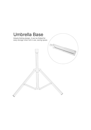 Lemestar Demir Çelik Üçgen Şemsiye Tabanı - Fırça Tasarımıyla Kolay Depolama, Ayarlanabilir Vida İle Farklı Çaplı Şemsiyeler İçin, Rüzgarlı Hava Koşullarında Sabit Tutucu, Bahçe/plaj/balıkçılık Şemsiyeleri İçin Uygun Diğer