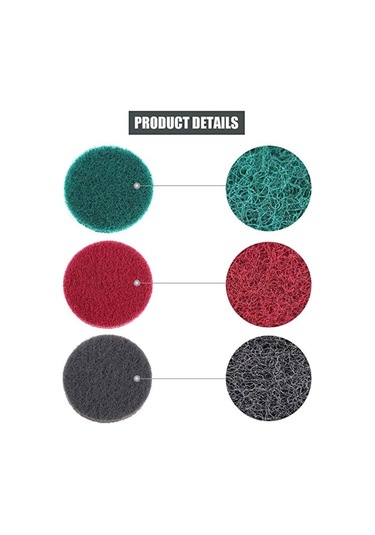 Sones 13'ü 1 Arada 4 İnç Sünger Bulaşık Pedi Zemin Duvar Pencere Cam Temizleme Kireç Çözücü Elektrikli Matkap Fırça Başlığı Seti