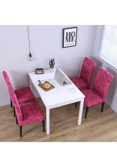 Shineyee Esnek Ve Su Geçirmez Sandalye Kılıfı - 2'li Set Karpuz Kırmızısı