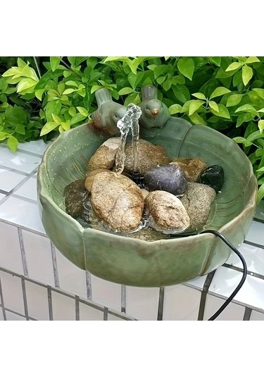 Besthome1 Dream011 1 Adet Güneş Pompası Kiti 11x11cm 1.5w Dış 6 Nozullu Kuş Banyosu Akvaryum