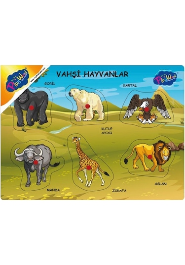 Tutmalı Ahşap Vahşi Hayvanlar 329