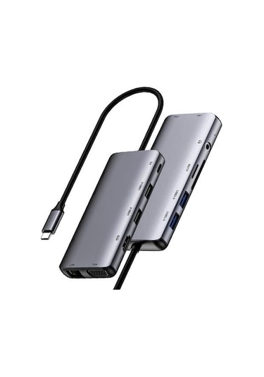 Netac Wf15 11-in-1 Type-c Multi Media Docking Station Nt08wf15-30gr