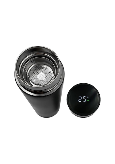 Kişiye Özel Dereceli Termos & İsme Özel Siyah Defter & İsme Özel Roller Kalem Hediye Seti