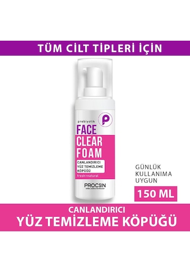 Procsın Canlandırıcı Yüz Temizleme Köpüğü 150 ML