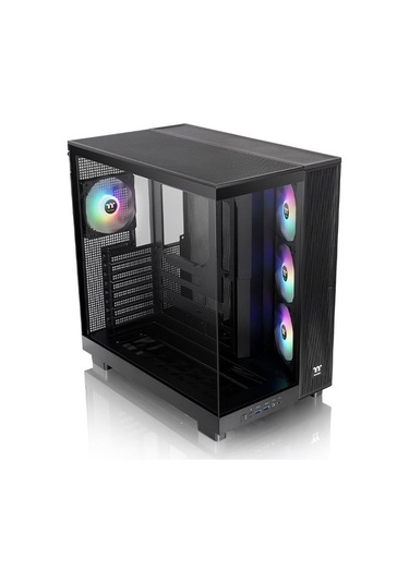 Thermaltake View 380xl Temperli Cam 4x120mm Usb 3.0 Siyah Argb Akak0thr0003