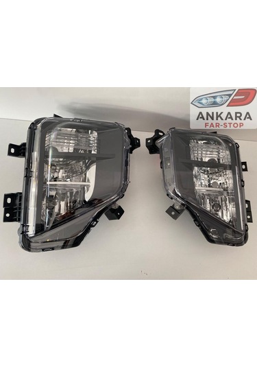 Mitsubishi L200 2019 - 2021 Sis Lamba Takım Sağ - Sol 3 Ampul