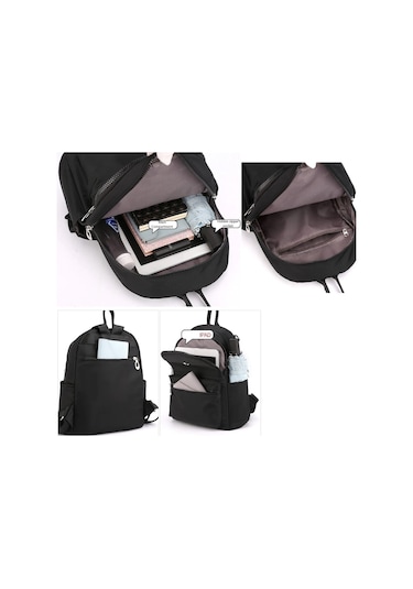 Vento Marea Tl-016 Kadın Sırt Çantası - Siyah