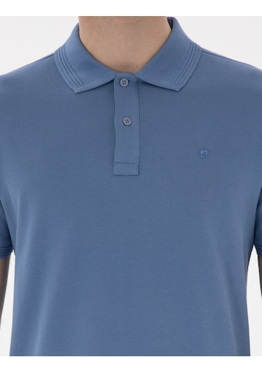 Pierre Cardin Erkek Mavi Tişört Basic 50302561-vr036 Mavi