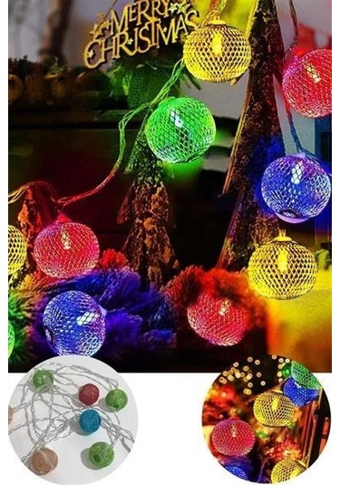 Parti Ve Özel Gün Dekorasyonu Top Led Kandil Şeklinde Aydınlatma - Aa91yt1090yu Sıcak Beyaz