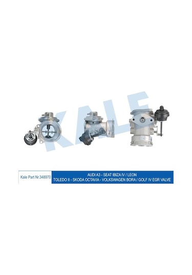 KALE 348970 EGR VALFI BORA GOLF IV 00-05 -A3 00- OCTAVIA 02-04 -I