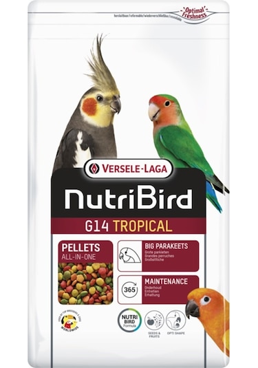 Nutrıbırd G14 Tropical Paraket Pelet Yem 10kg