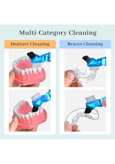 Hangfox Diş Protezi Temizleme Fırçası Küçük Boy - Diş Arası Bakım Ve Temizlik Aracı