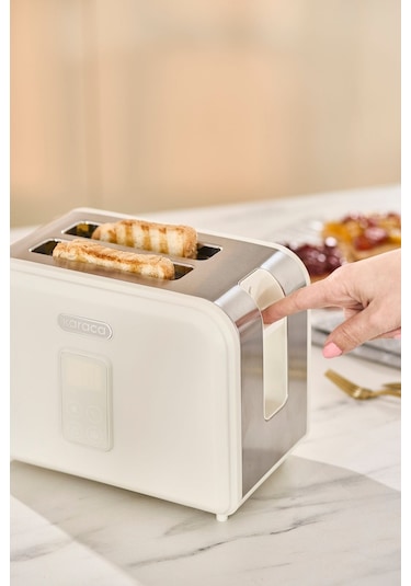 Karaca Multicrust Retro Ekmek Kızartma Makinesi Cream