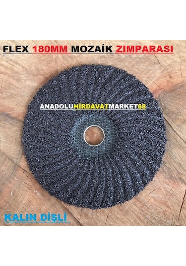180Mm Kalın Diş Mozaik Silme Taşı Mermer Granit Silme Zımparası C N11.4271