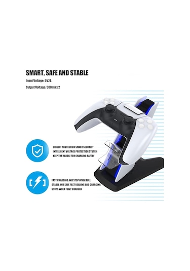 Yulong Ps5 Stand 2 Kol Şarj İstasyonu Dock Tp5-0585s