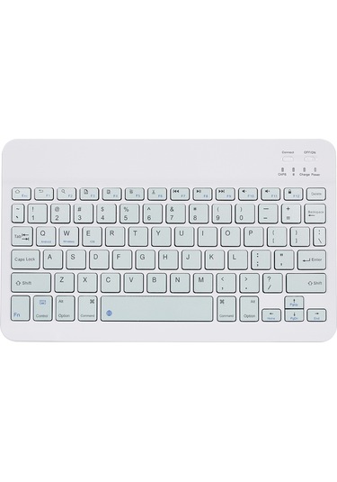 Xindoker 10.1 İnç Kablosuz Bt Klavye - Çoklu Sistem Uyumlu, Şarj Edilebilir, Taşınabilir, Yeşil Renk Seçeneği