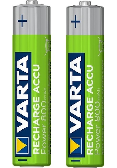 Varta 56703 800 mAh Blister AAA Ni-MH Şarj Edilebilir İnce Kalem Pil 2'li