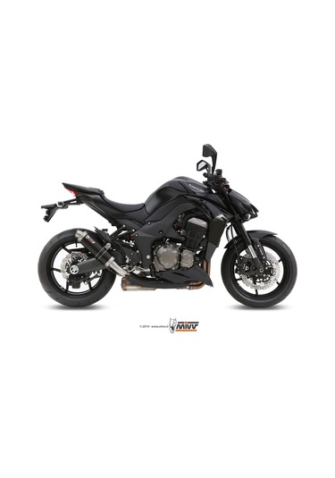 Mivv Kawasakı Z1000 Gp Steel Black Dual Slıp-On Egzoz