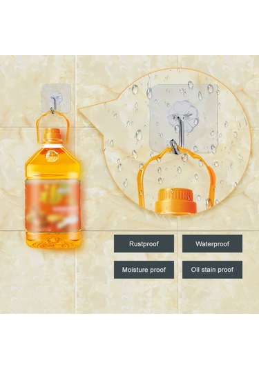 Suofeng Banyo Mutfak Duvar Zımbağı - Yüksek Dayanıklı, Çivisiz Yapıştırıcı, Galvanizli, Ev İçin Pratik Takma Aracı Diğer