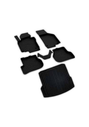 Skoda Octavia Ferrous 4D Paspas ve 3D Bagaj Havuzu 2008 2012