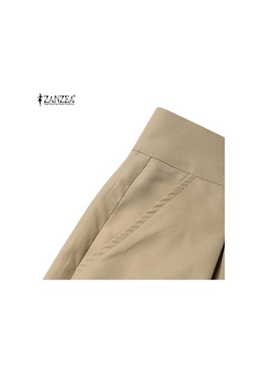 Şarap Kırmızısı Zanzea Bayan Yazlık Günlük Düğmeli Kısa Etekler 4xl Şarap Kırmızısı