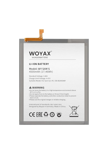 Samsung Galaxy Uyumlu S21 FE Woyax by Deji Batarya